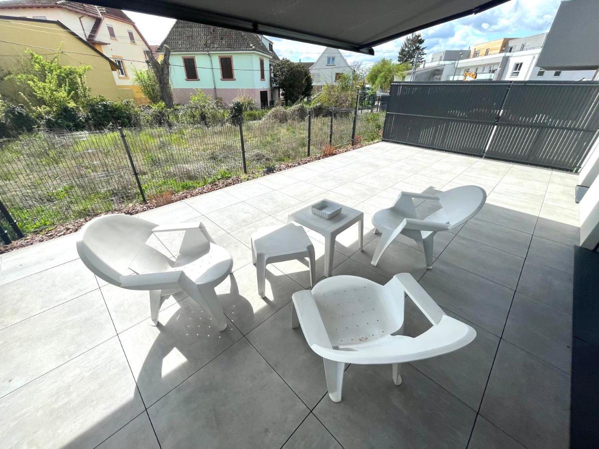 Magnifique 2 Pieces, Tout Equipe, Terrasse Privee Colmar Exterior photo